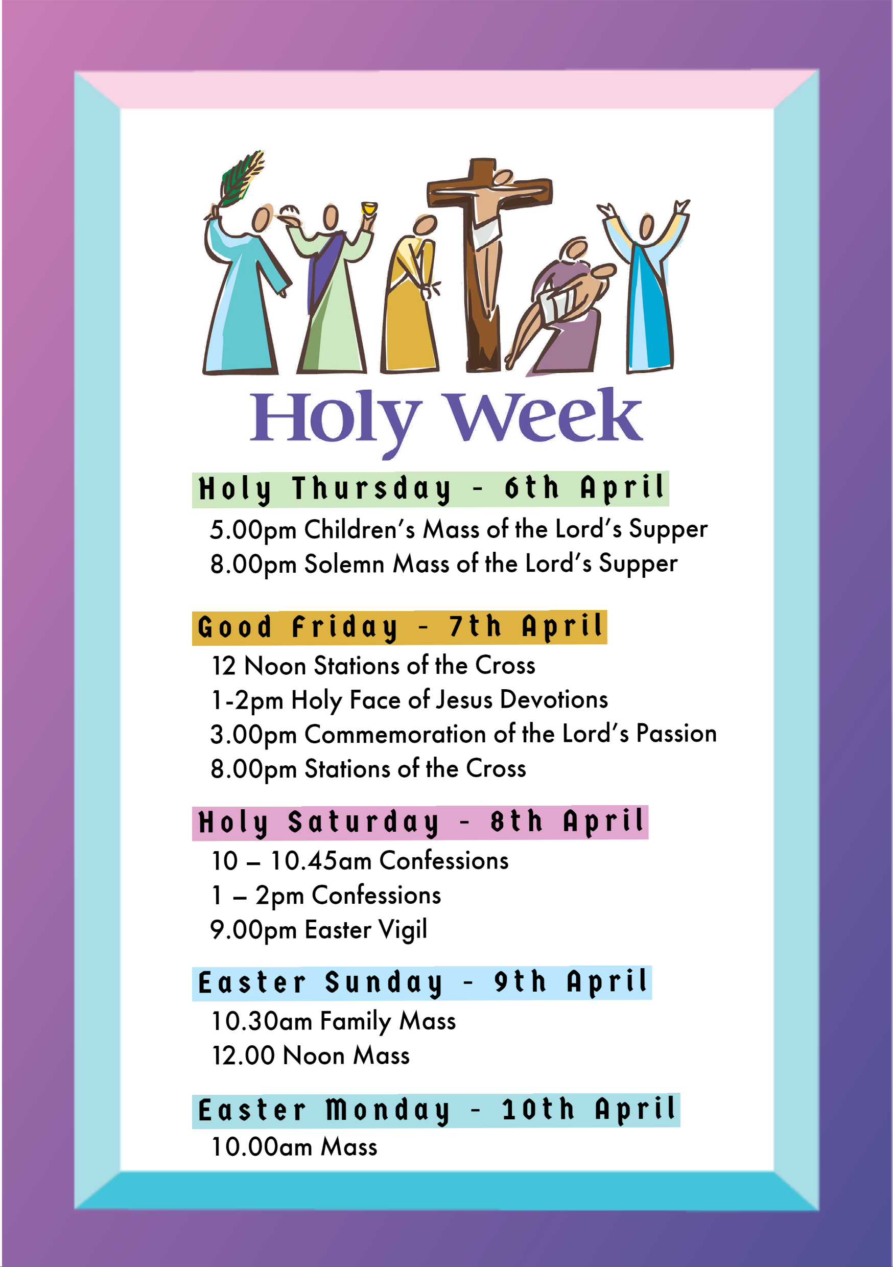 Holy Week 2023 Lucan South Parish