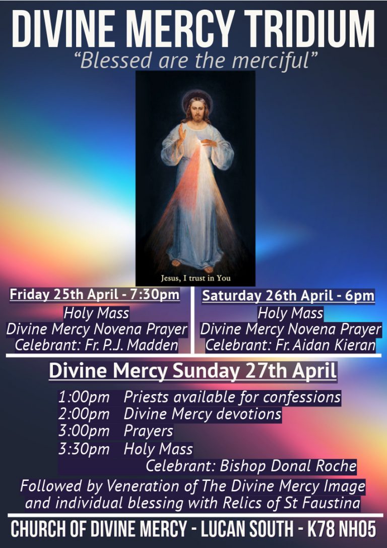 Divine Mercy Sunday 2025 – Lucan South Parish